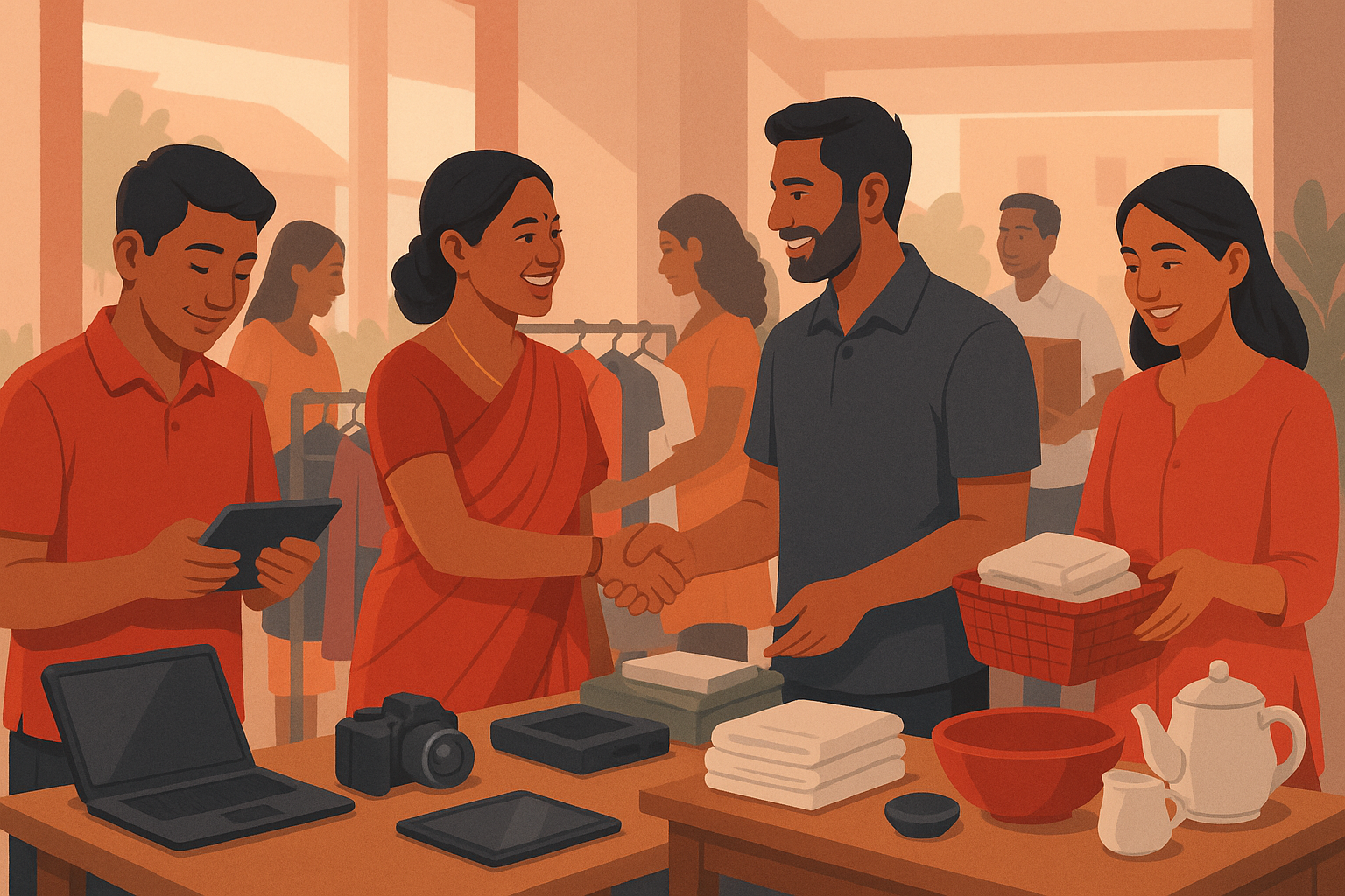 Sri Lankan Community Marketplace in Oman